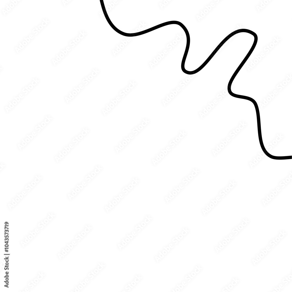 Abstract shape corner border Abstract shape corner border