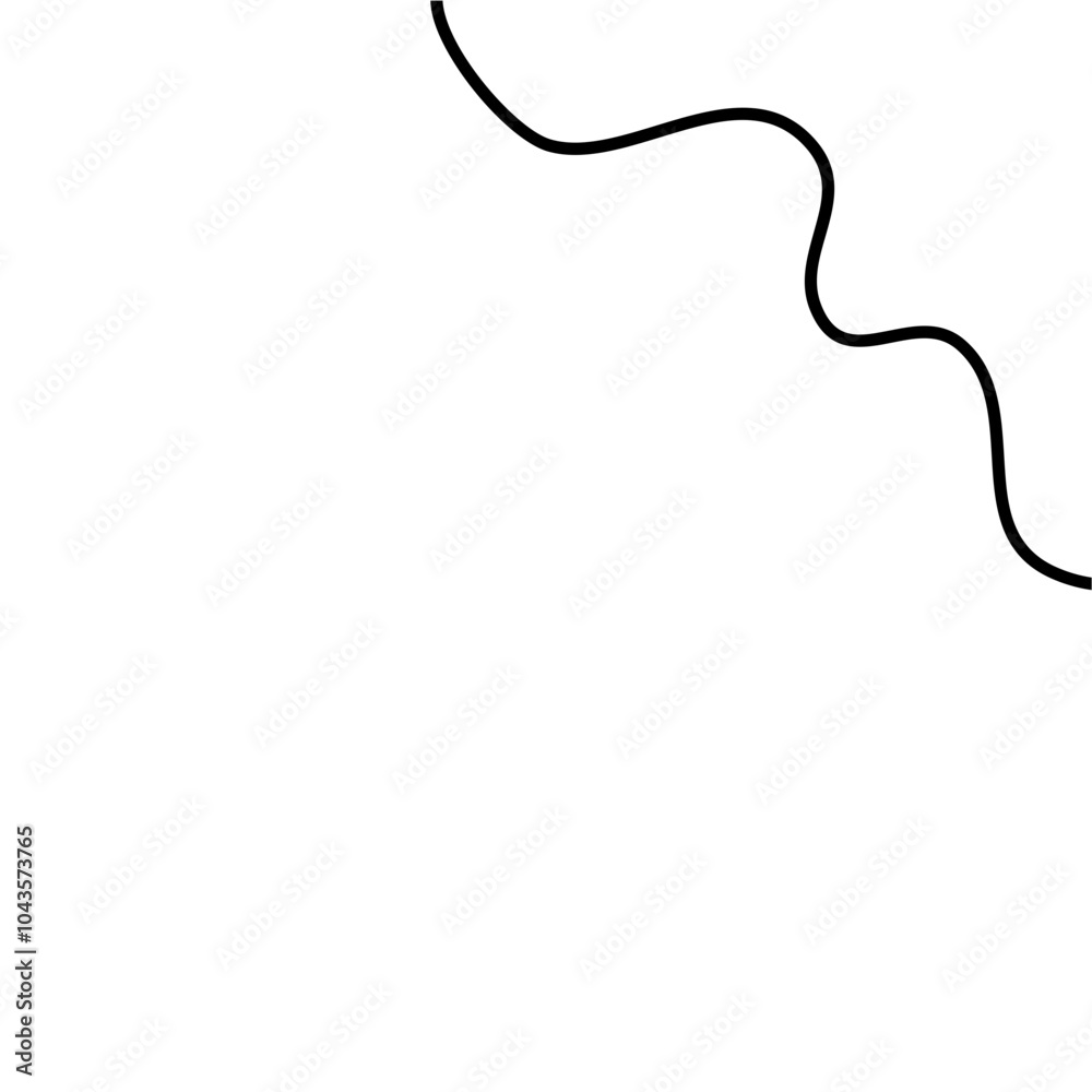 Abstract shape corner border Abstract shape corner border