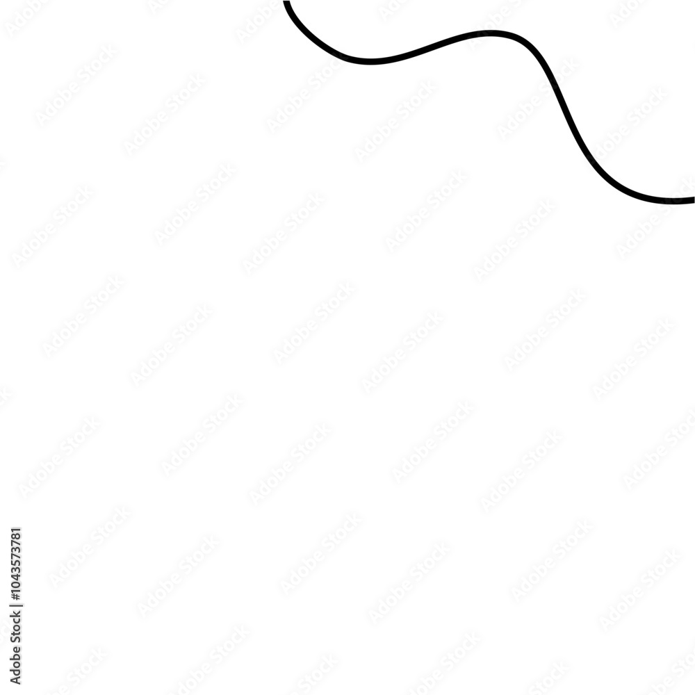 Abstract shape corner border Abstract shape corner border
