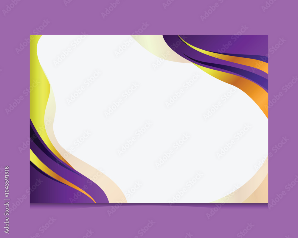 Purple and gold certificate of achievement paper template vector Purple and gold certificate of achievement paper template vector