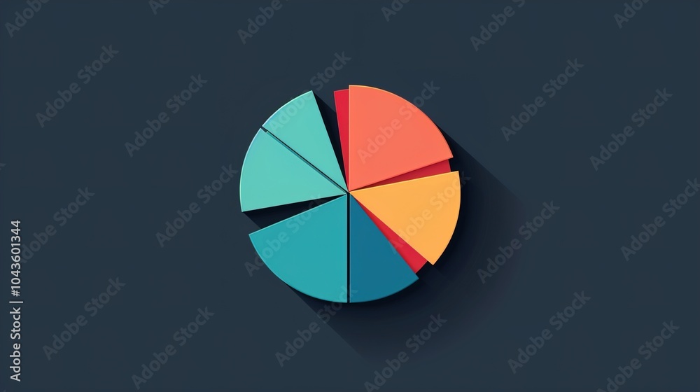 Obraz premium modern infographic template featuring multi-pie charts in flat design for effective data visualization and analysis