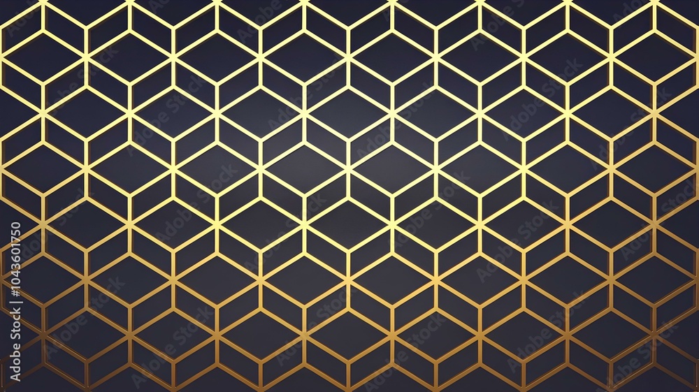 Geometric Honeycomb Design Elegance in Hexagonal Precision