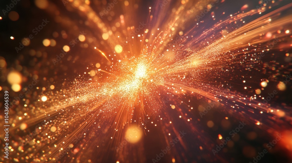 Realistic close-up of fireworks bursting in vibrant golds and reds, with intricate spark trails and glowing particles. Realistic close-up of fireworks bursting in vibrant golds and reds, with intricate spark trails and glowing particles.
