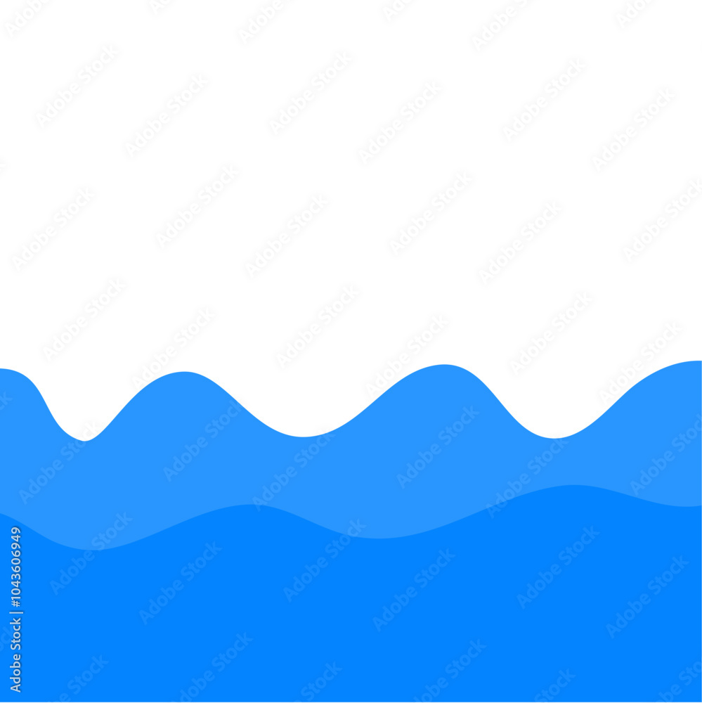 blue wave presentation background