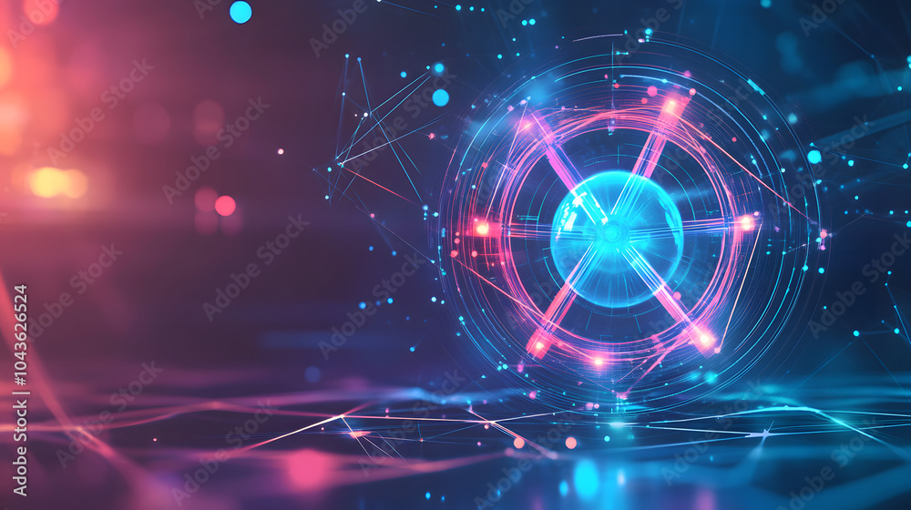 Futuristic Background Showcasing Thorium as a Clean Energy Source with Vibrant Colors and Innovative Designs Futuristic Background Showcasing Thorium as a Clean Energy Source with Vibrant Colors and Innovative Designs