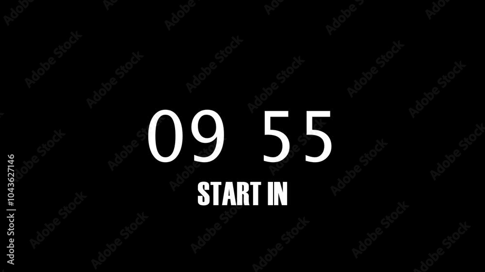 10 minutes countdown start in timer
