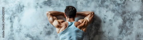 Muscular Man Performing Bri...