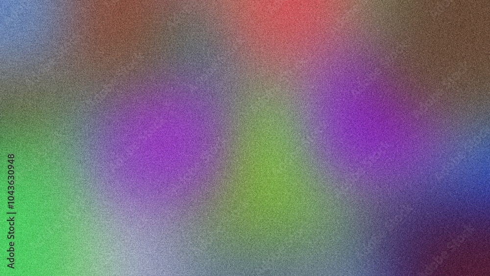 Fototapeta premium Colorful Gradient and Grainy Noise for Futuristic Poster Designs, Vibrant Poster Design with Gradient and Grainy Texture Effects