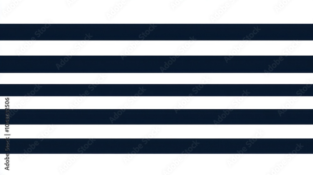 Obraz premium Thin, evenly spaced navy and white stripes on a bright white background, giving a nautical feel.