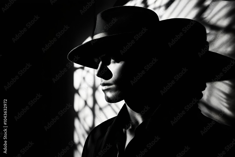 shadow play edge lighting to create dramatic shadows on a person shadow play edge lighting to create dramatic shadows on a person