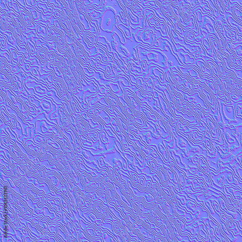 Seamless concrete wall plaster normal map