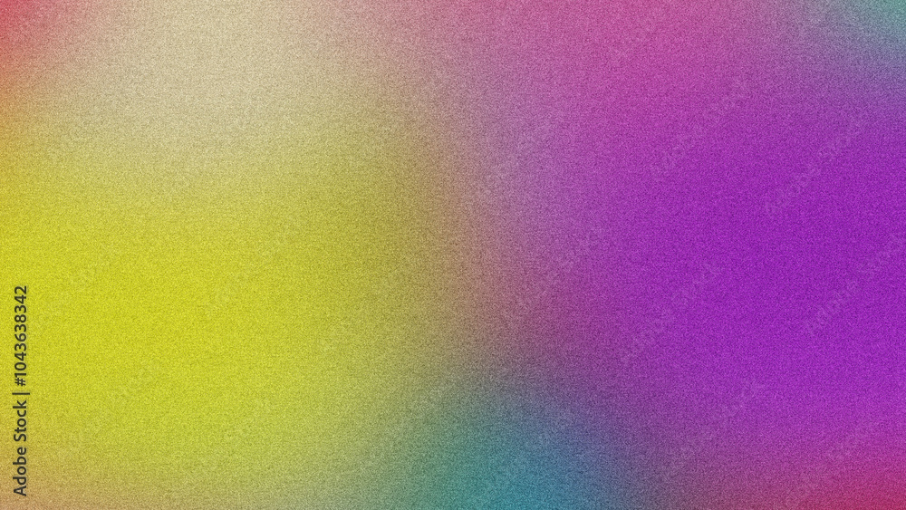 Fototapeta premium Colorful Gradient and Grainy Noise for Futuristic Poster Designs, Vibrant Poster Design with Gradient and Grainy Texture Effects