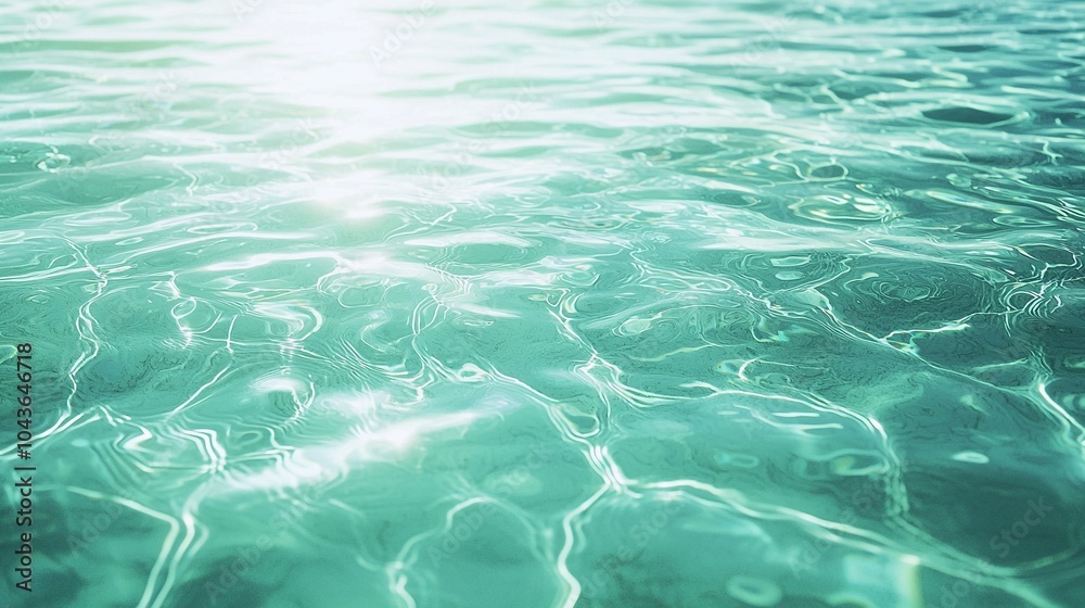 Fresh Mint Green and Turquoise Gradient Background with Water Textures Fresh Mint Green and Turquoise Gradient Background with Water Textures