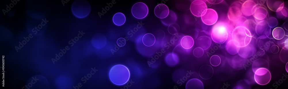 Abstract pink and purple light bokeh background with copy space. Abstract pink and purple light bokeh background with copy space.