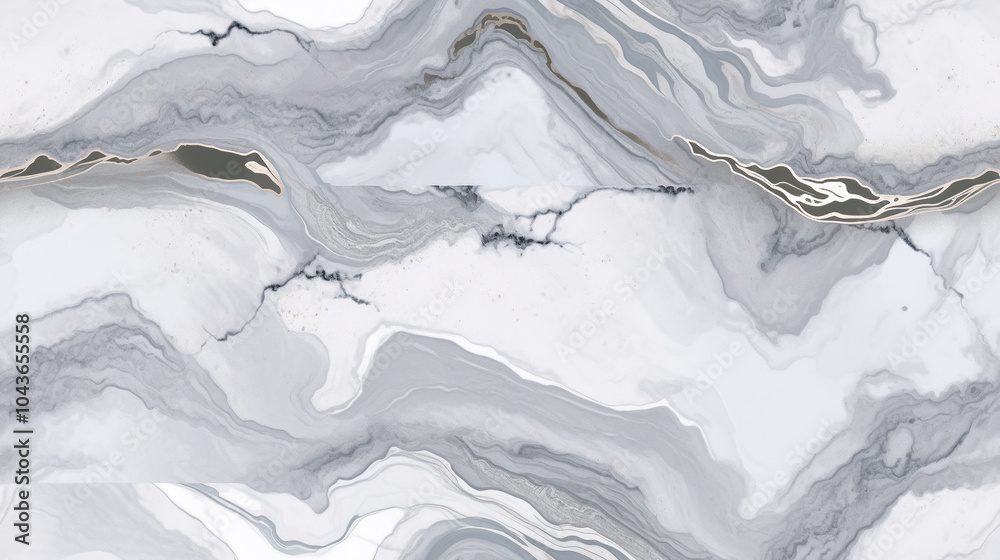 Obraz premium This close-up view showcases the intricate details and unique patterns of a white marble texture. The smooth surface, subtle veining, background with modern grey marble limestone texture background 