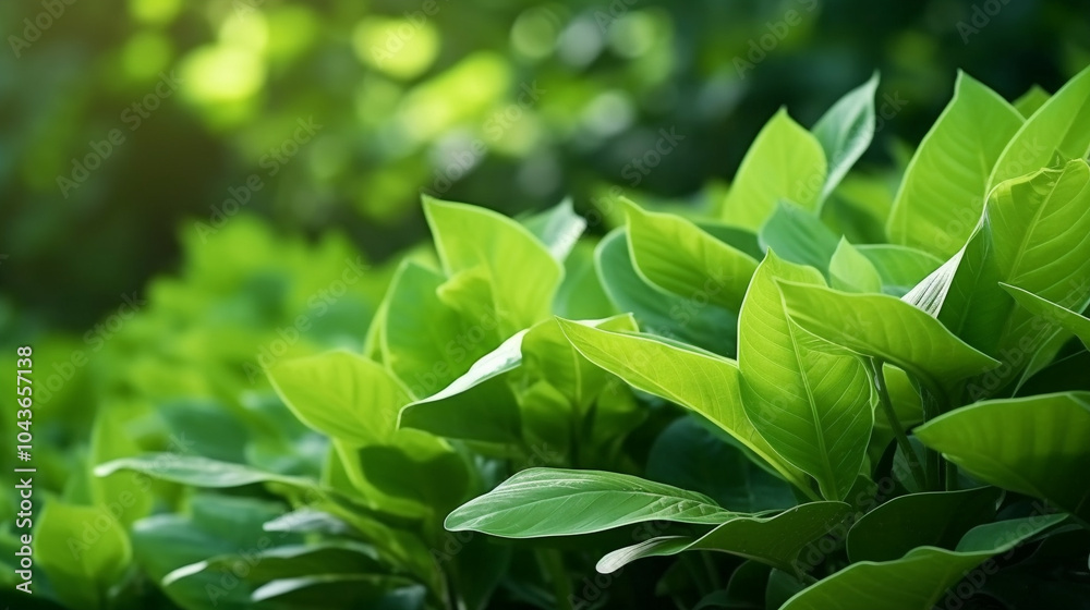 Fototapeta premium Leaves background green acacia leaves in the sun Spinach leaves are commonly used in various cuisines around the world and are known for their rich nutritional content, including vitamins