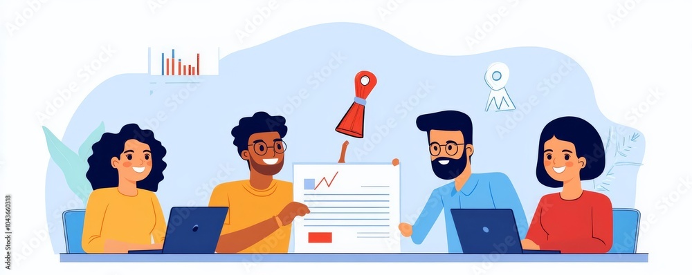 Startup team reviewing the terms of a venture capital agreement, preparing for the next steps