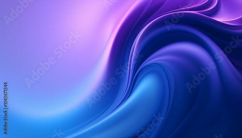 Abstract blurred background with swirling shades of blue and purple creative gradient with grainy texture digital wallpaper. abstract violet blue gradient background with liquid style waves