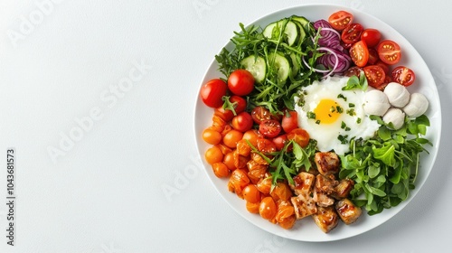 Halal Food Artfully Arranged on a Plate