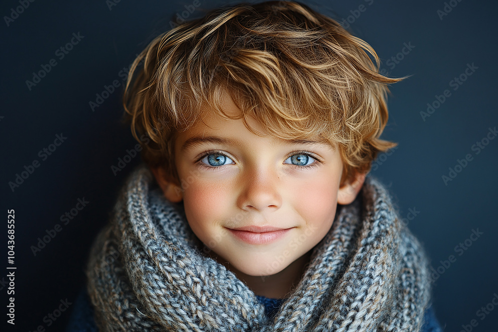 portrait of an white little boy with a smile portrait of an white little boy with a smile