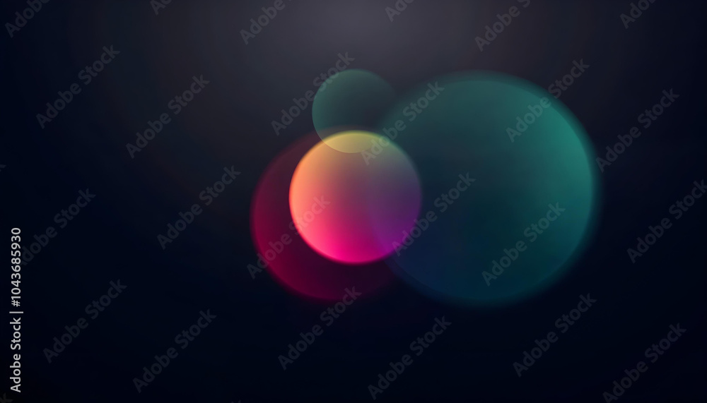 Circular Effect in colorful with a dark background Circular Effect in colorful with a dark background