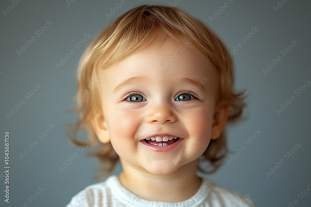 portrait of an white little boy with a smile portrait of an white little boy with a smile