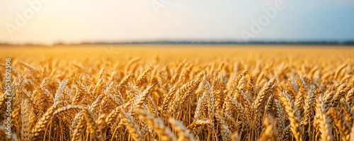 Farmers harvesting abundant crops, surrounded by resourcerich fields under a clear sky, farm, sustainable crop production photo