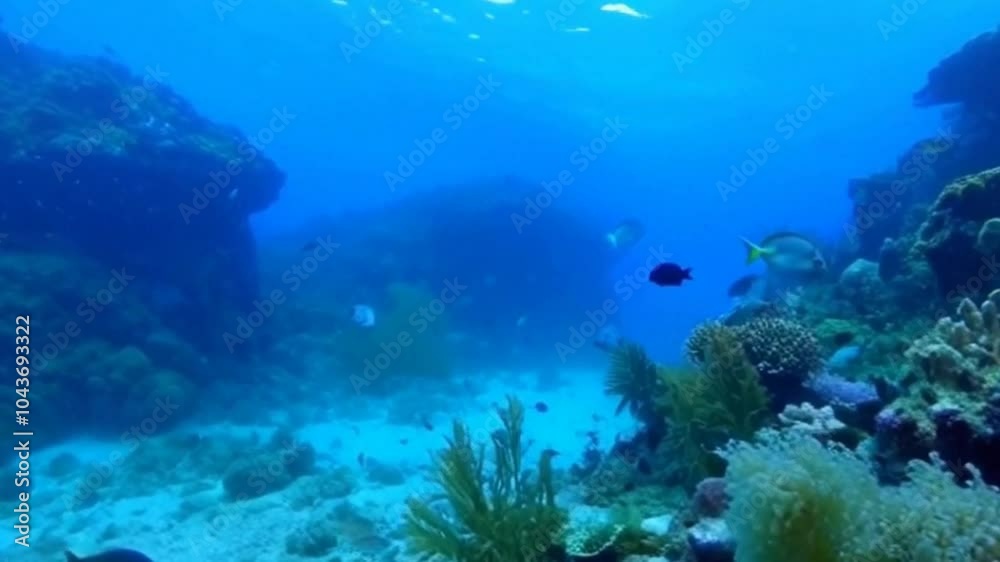 the underwater view is very beautiful the underwater view is very beautiful