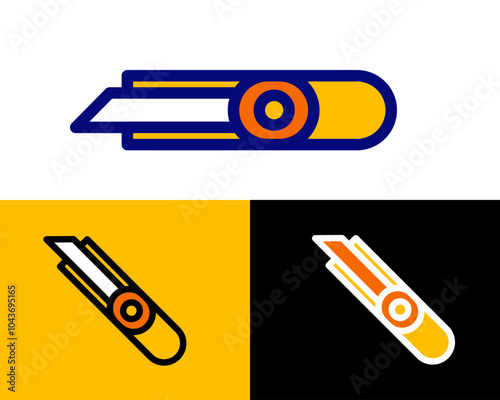 Illustration of a Paper Cutter Design with sharp precision, perfect for creative projects and crafting. Ideal for professional use and personal DIY tasks