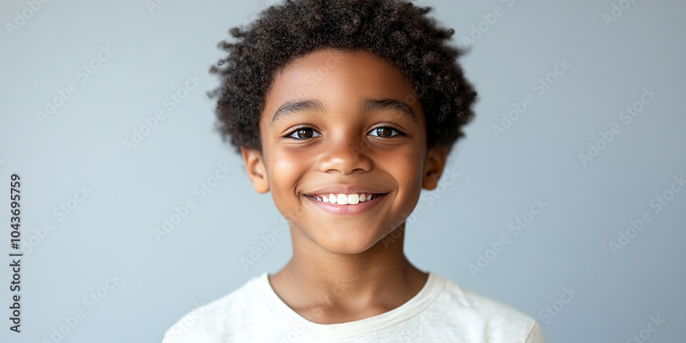 Black teenager boy on a studio background Black teenager boy on a studio background