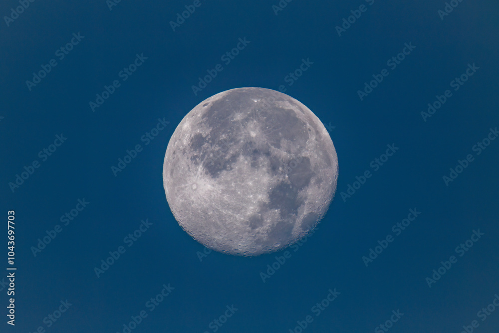 wonderful view of the super full moon at a october morning wonderful view of the super full moon at a october morning