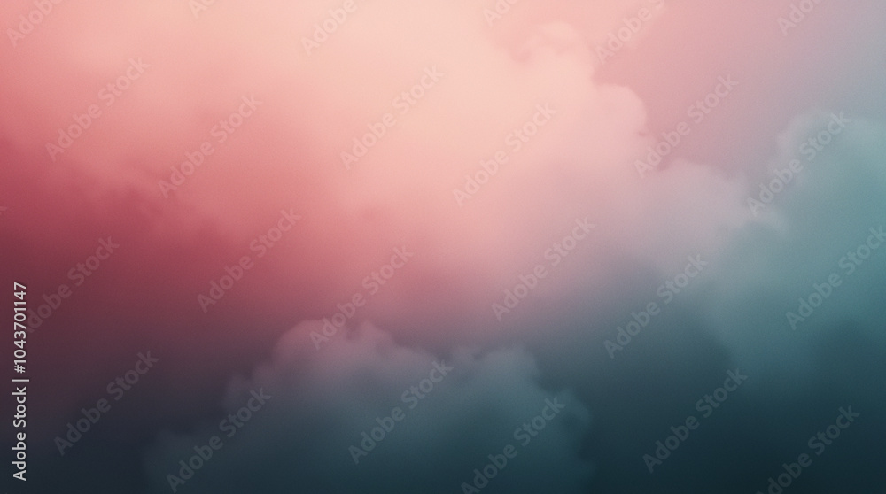 Fototapeta premium clouds, smoke, background, abstraction, steam, fog, neon, colors, multi-colored, blurred background, banner, poster, wallpaper, shades, matte, pink, blue, film grain, design, art, glowing, texture, de