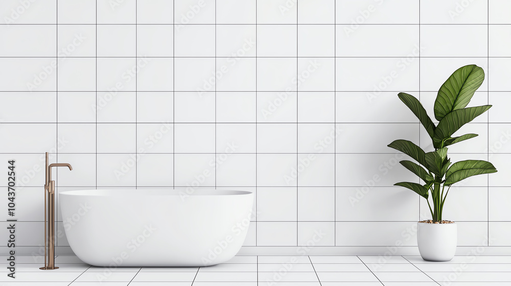Fototapeta premium Detailed pencil sketch of a luxurious bathroom interior layout with elegant fixtures, interior, bathroom design