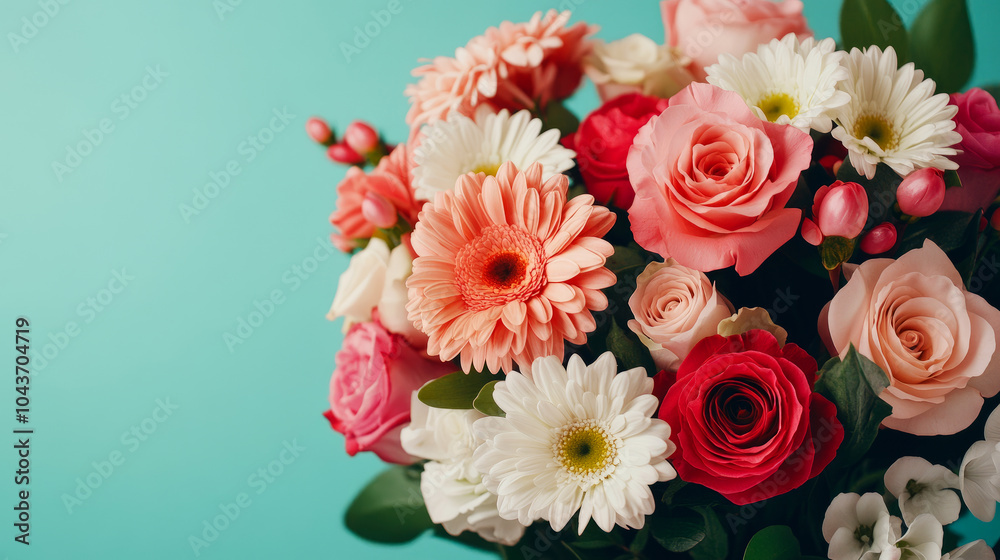 Vibrant Bouquet of Freshly Arranged Flowers Vibrant Bouquet of Freshly Arranged Flowers