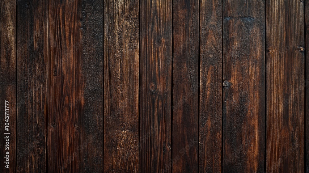 Dark rustic wooden texture with a rich brown hue for background use Dark rustic wooden texture with a rich brown hue for background use