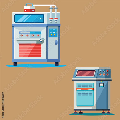 vector illustration of a modern computer