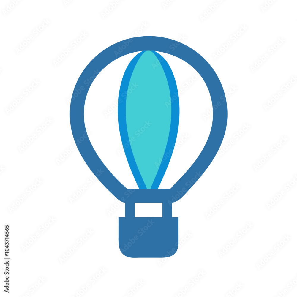 Hot air balloon icon vector illustration Hot air balloon icon vector illustration