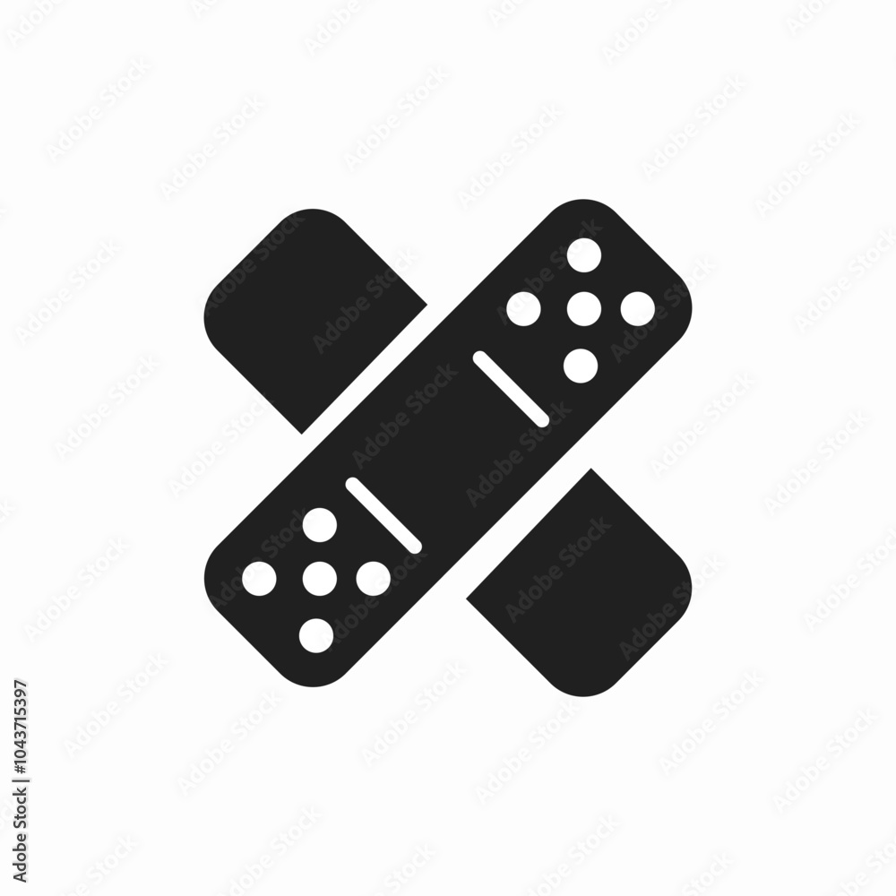 medical plaster icon sign vector medical plaster icon sign vector