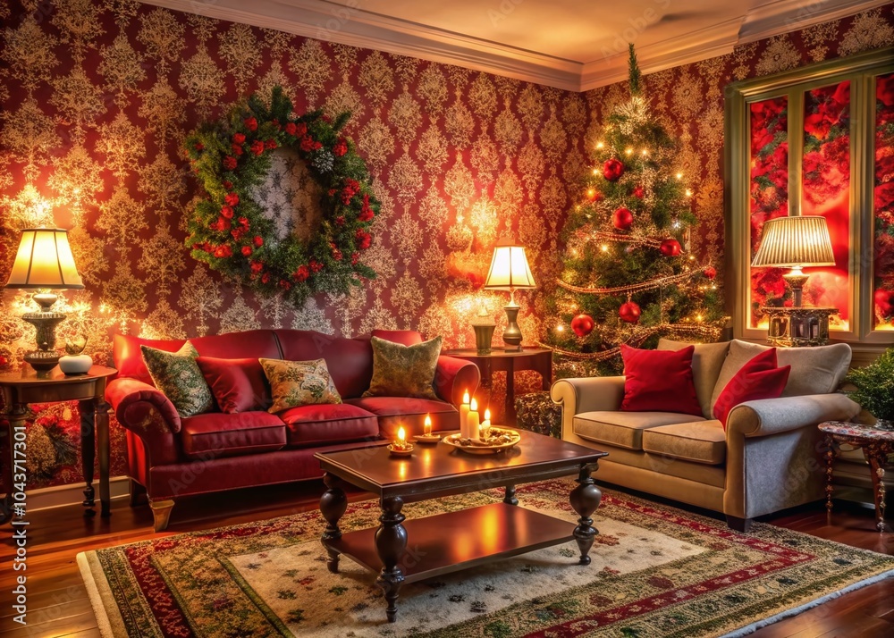 Vibrant Christmas Red Wallpaper for Festive Home Decor and Holiday Celebrations Vibrant Christmas Red Wallpaper for Festive Home Decor and Holiday Celebrations