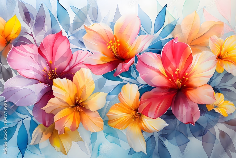 A bunch of flowers that are next to each other A bunch of flowers that are next to each other
