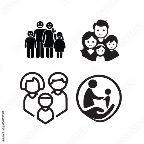 family vectors design 