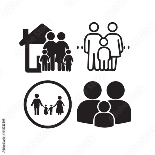 family vectors design 