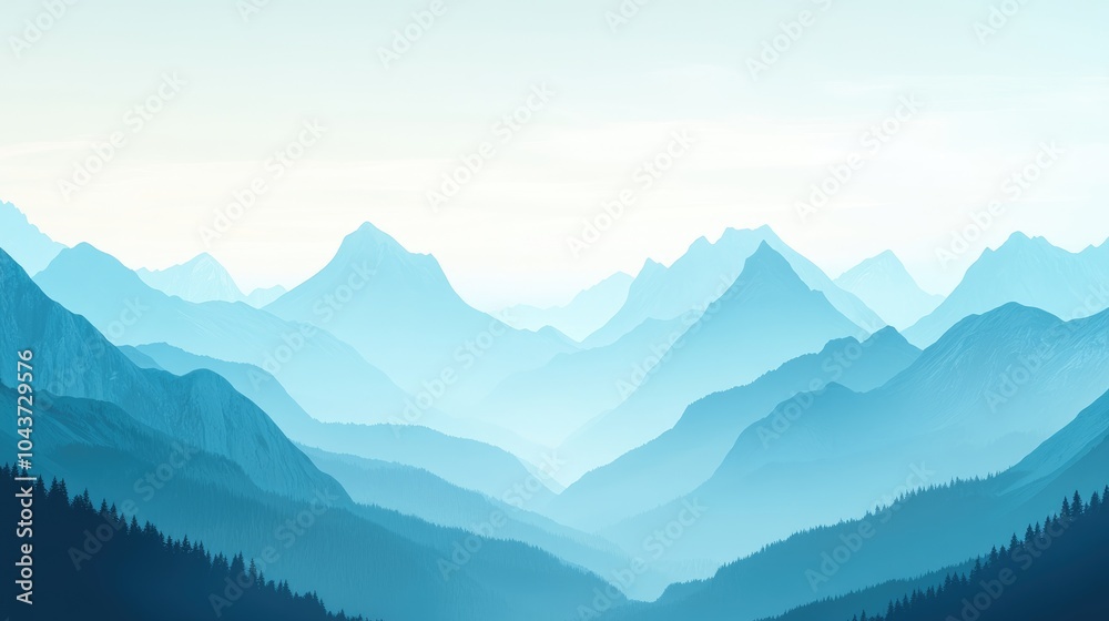 Vertical background showcasing a mountainous landscape Vertical background showcasing a mountainous landscape
