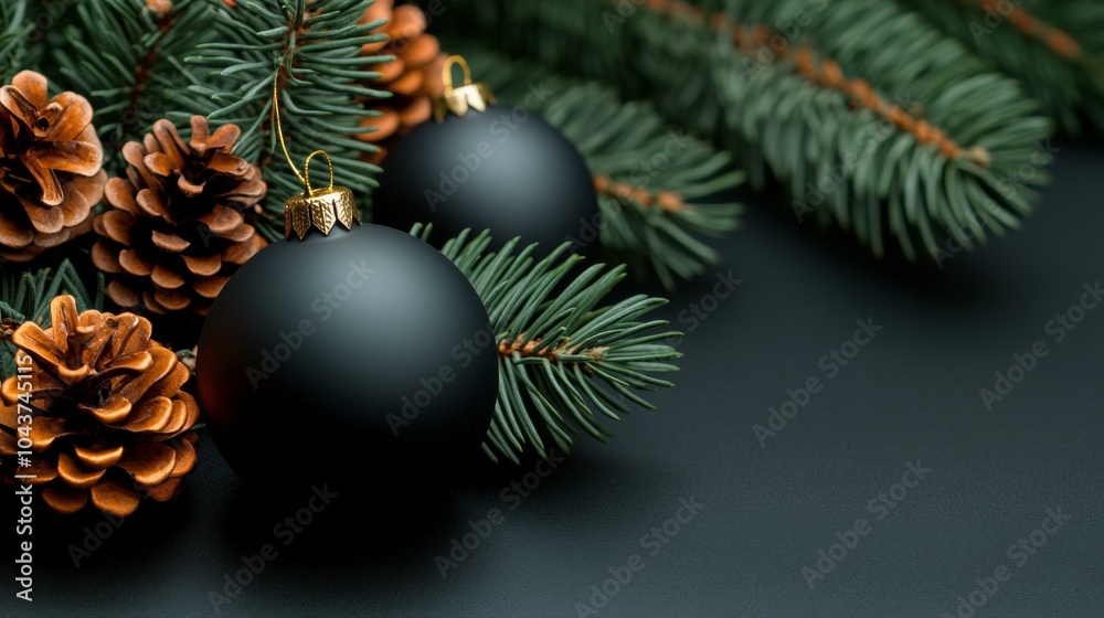 Pine cones on a branch Pine cones on a branch