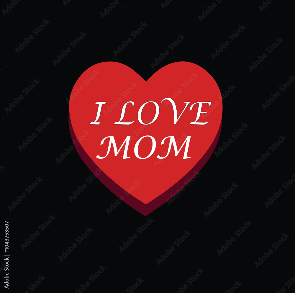 Love for mother T-shirt design Love for mother T-shirt design