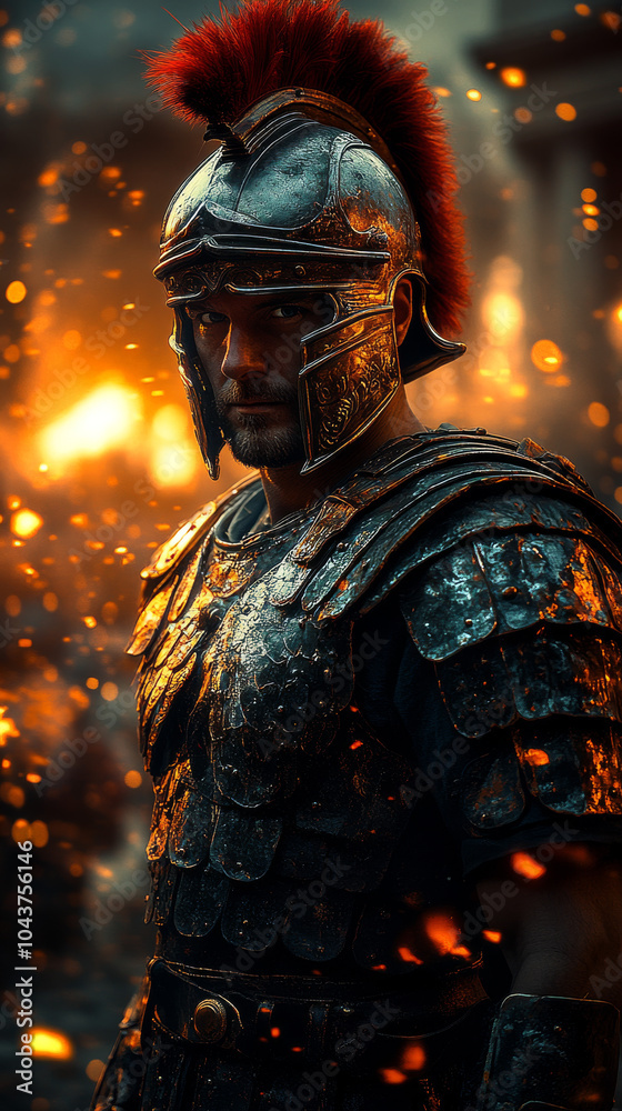 A Spartan warrior charges forward into battle, his muscles taut and his expression fierce. A Spartan warrior charges forward into battle, his muscles taut and his expression fierce.