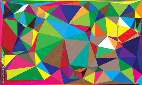 Dynamic and Vibrant Polygonal Backgrounds with Colorful Geometric Shapes and Patterns for Digital Design, Abstract Art, and Creative Projects – Perfect for Modern Graphic Design and Digital Artwork