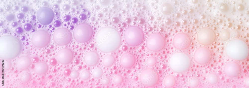 Colorful gradient bubbles in soap foam background Colorful gradient bubbles in soap foam background