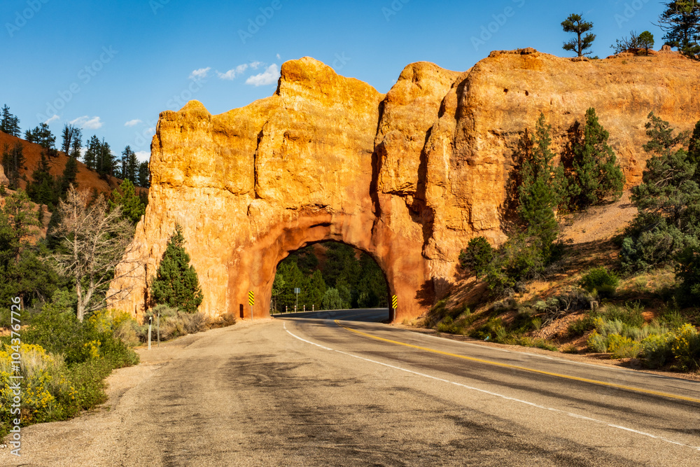 Red Canyon Tunnels, Scenic Highway 12, Dixie National Forest, Utah Red Canyon Tunnels, Scenic Highway 12, Dixie National Forest, Utah
