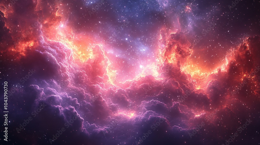 Fototapeta premium Fantasy universe and astronauts